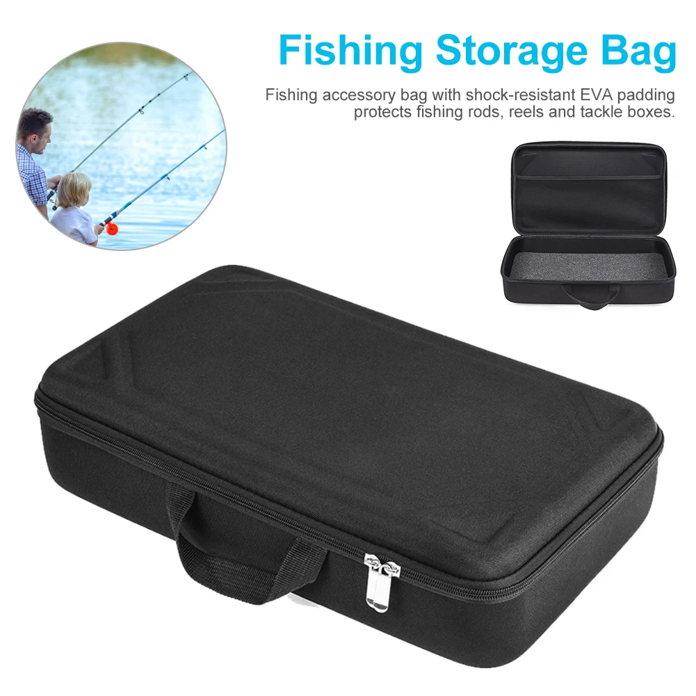 41cm Fishing Tackle Storage Box EVA Hard Shell Fishing Box Bag Shockproof EVA Padded Storage Case for Fishing Lure Hook Rod Bait
41cm Fishing Tackle Storage Box EVA Hard Shell Fishing Box Bag Shockproof EVA Padded Storage Case for Fishing Lure Hook Rod Bait