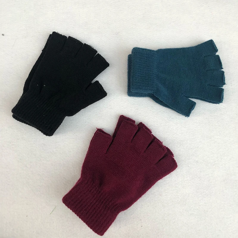 New Knitted Half Finger Gloves Woolen Knitting Outdoor Mittens Thickened High Elasticity Gloves Solid Color Knitted Pure Color
New Knitted Half Finger Gloves Woolen Knitting Outdoor Mittens Thickened High Elasticity Gloves Solid Color Knitted Pure Color