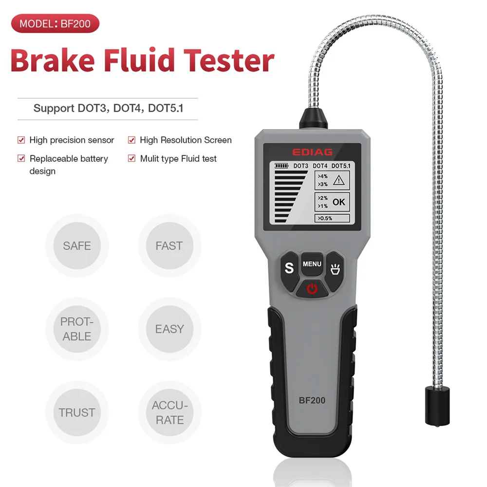 New Digital Automotive Mechanical Workshop Tools 12V Auto Fluid Tester Inspection Tools Brake Fluid Tester Oil Tool For Car
New Digital Automotive Mechanical Workshop Tools 12V Auto Fluid Tester Inspection Tools Brake Fluid Tester Oil Tool For Car