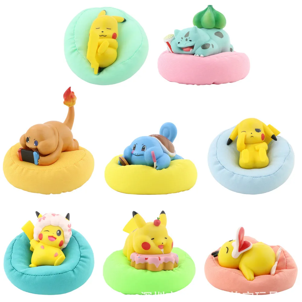 8 style Pokemon Figures Pikachu Jirachi Eevee Komala Snorlax toys Sleep Starry Dream Series Action Figure Cartoon Birthday gift
8 style Pokemon Figures Pikachu Jirachi Eevee Komala Snorlax toys Sleep Starry Dream Series Action Figure Cartoon Birthday gift