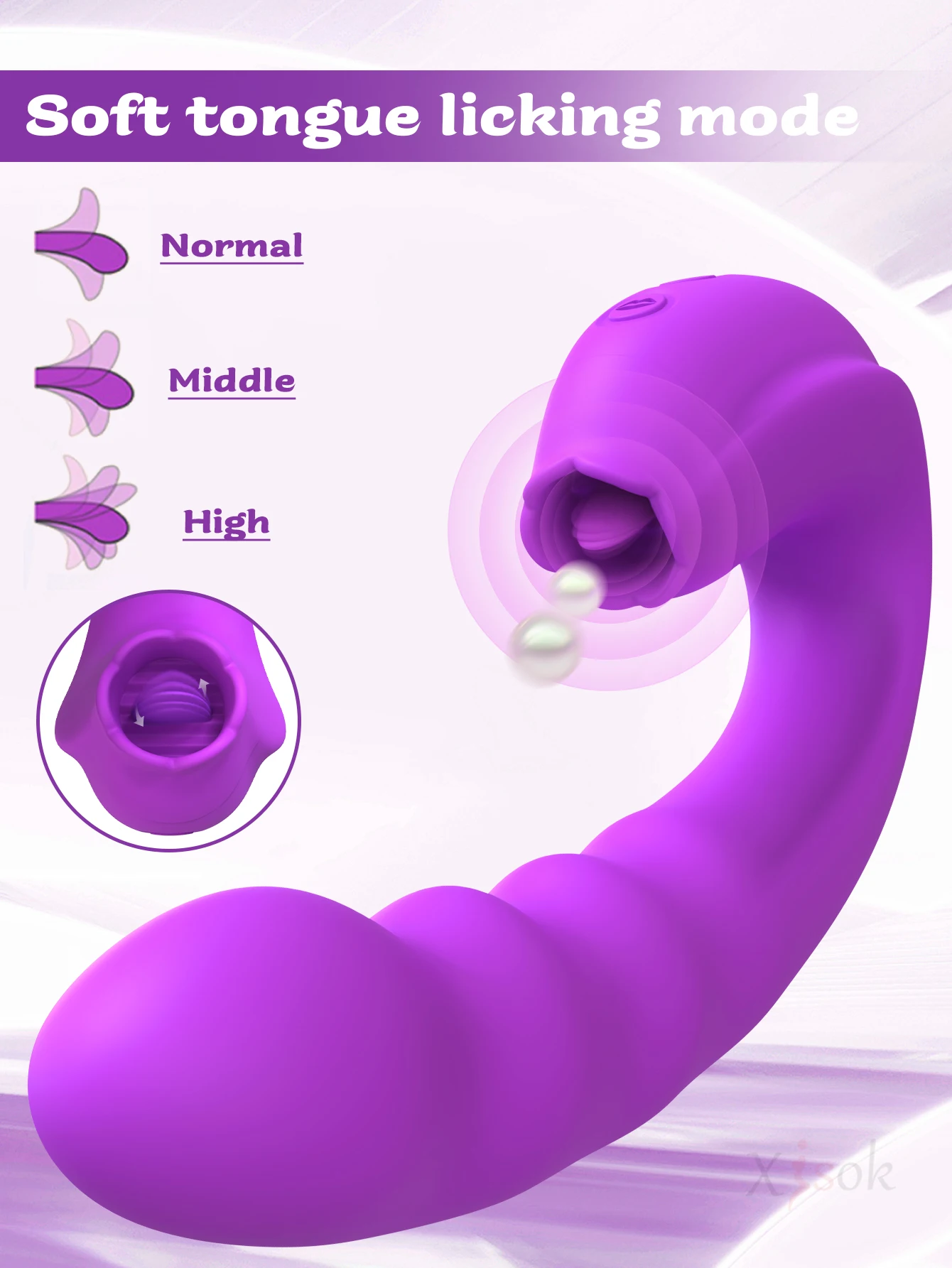 Tongue Licking Rotating Dildo Vibrator for Women Clitoral Stimulator Vaginal Massager G-Spot Vibrator Wand Female Adult Sex Toys Tongue Licking Rotating Dildo Vibrator for Women Clitoral Stimulator Vaginal Massager G-Spot Vibrator Wand Female Adult Sex Toys