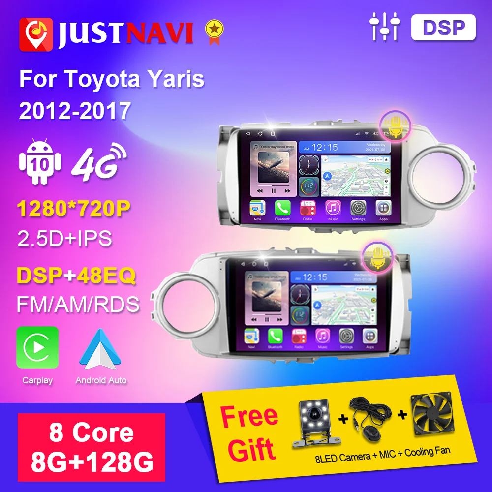 JUSTNAVI Car Radio Autoradio for Toyota Yaris 2012-2017 LHD RHD Multimedia GPS 2din Carplay Auto Wireless Carplay Stereo Player
JUSTNAVI Car Radio Autoradio for Toyota Yaris 2012-2017 LHD RHD Multimedia GPS 2din Carplay Auto Wireless Carplay Stereo Player