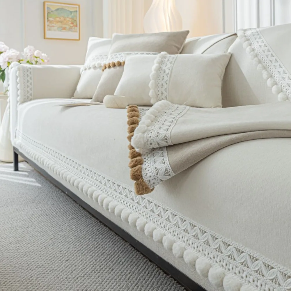 

Подушка для дивана всесезонное универсальное полотенце для спинки тканевая подушка для дивана синель нескользящий чехол для дивана однотонное полотенце полотенца чехлы