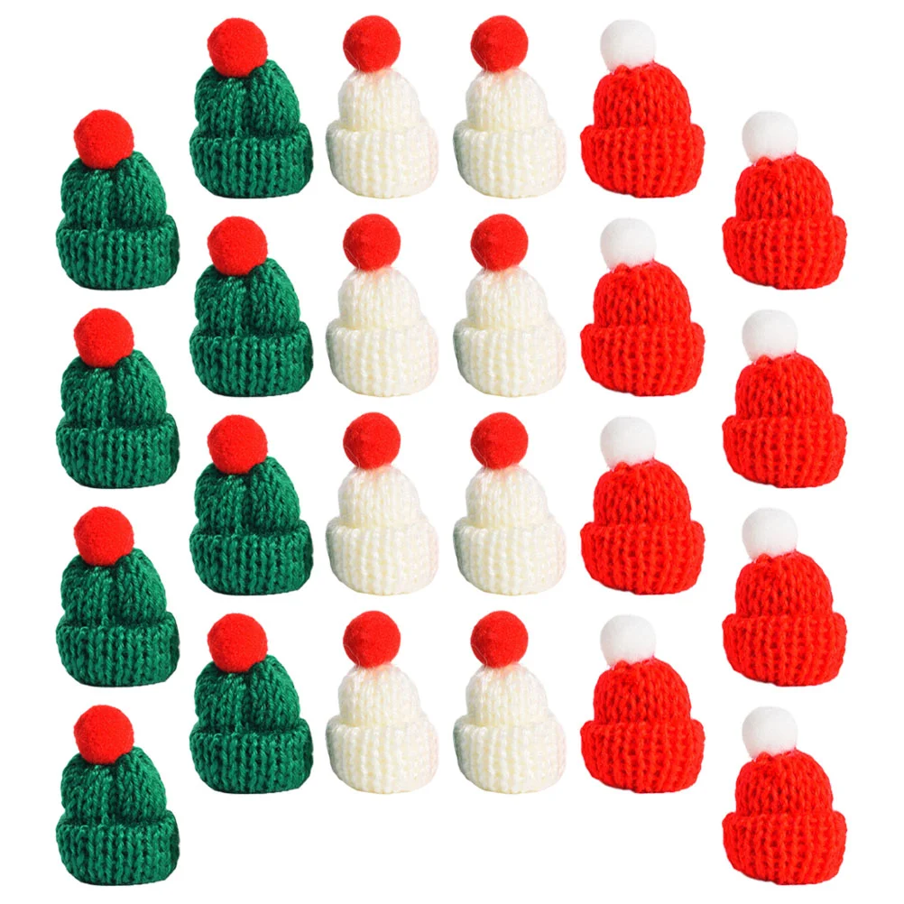 Christmas Doll Mini Hats Miniature Knitting Santa Hats Colorful Mini Knitting Xmas Caps Decors Color Mini Wool Hat
Christmas Doll Mini Hats Miniature Knitting Santa Hats Colorful Mini Knitting Xmas Caps Decors Color Mini Wool Hat