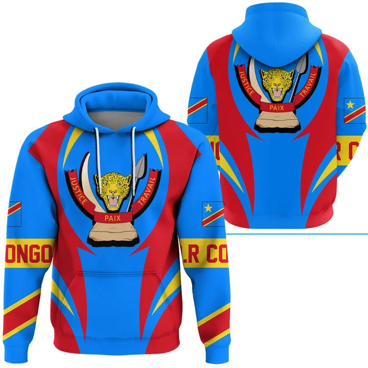 

Democratic Republic Of The Congo Flag Map 3D Printed Hoodies For Men Clothes National Emblem Sweatshirt Fashion Kids Boy Hoody