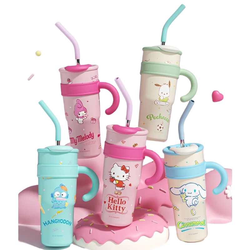 MINISO Sanrio Hello Kitty Insulated Coffee Cup Kawaii Double Drink Handle Cold Drink Cup 700/1200ml Cartoon Sports Water Bottle
MINISO Sanrio Hello Kitty Insulated Coffee Cup Kawaii Double Drink Handle Cold Drink Cup 700/1200ml Cartoon Sports Water Bottle