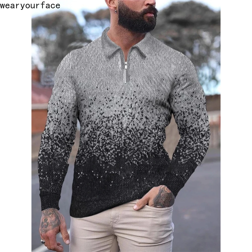 Gradient Color Poker Zipper Polo Shirt 3D All Over Printed Summer Streetwear Casual Sports Golf Short Sleeve Men Clothing
Gradient Color Poker Zipper Polo Shirt 3D All Over Printed Summer Streetwear Casual Sports Golf Short Sleeve Men Clothing