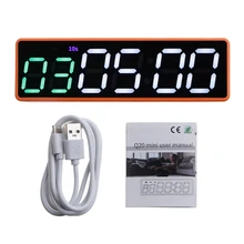 Gym Timer LED Workout Colck Count Down/Up Clock Ultra-Clear Digital Display Multi-Scenes led Timer Home Gym Fitness
Gym Timer LED Workout Colck Count Down/Up Clock Ultra-Clear Digital Display Multi-Scenes led Timer Home Gym Fitness