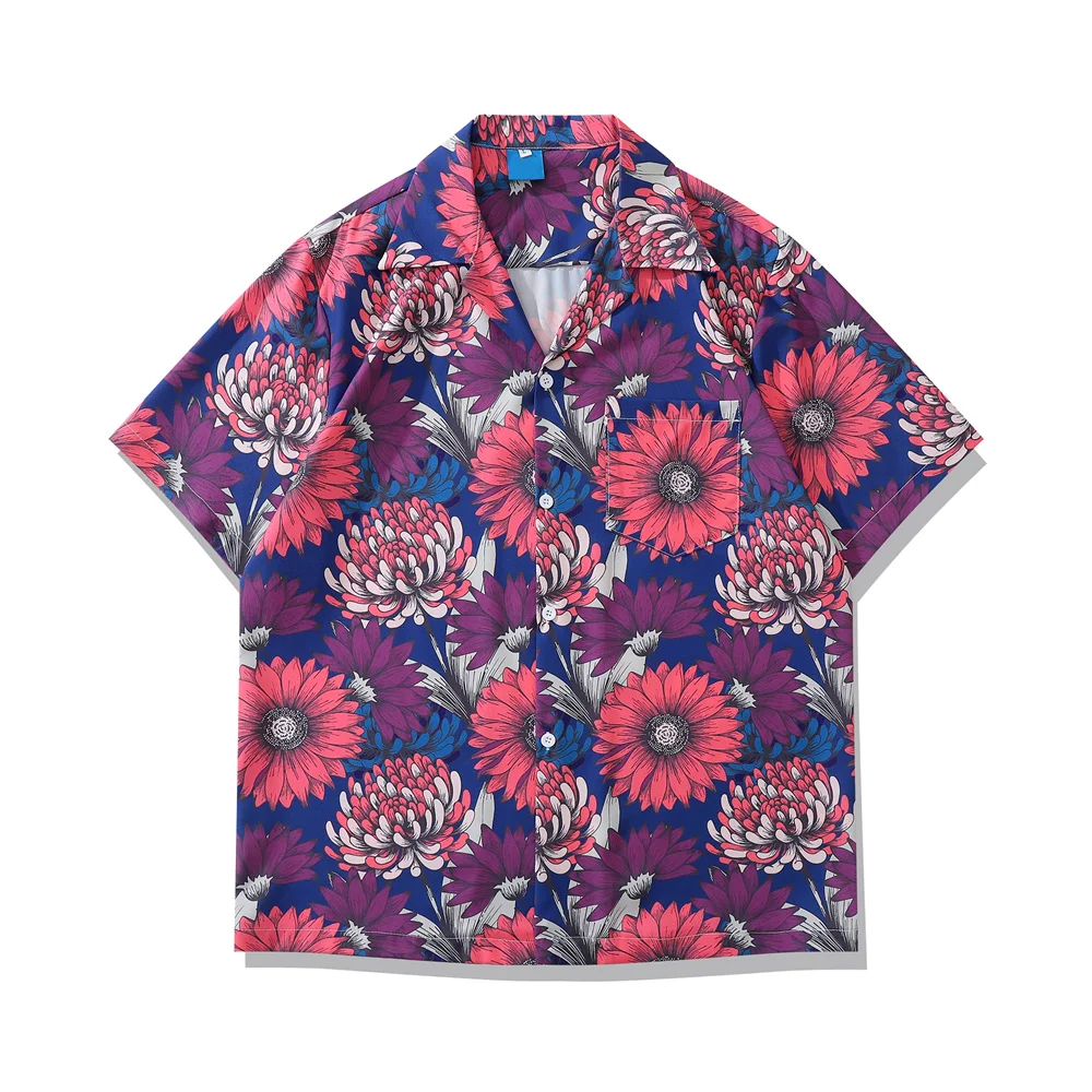 Dark Icon Floral Printed Hawaiian Shirts Men Summer Beach Shirts Thin Cool Material
Dark Icon Floral Printed Hawaiian Shirts Men Summer Beach Shirts Thin Cool Material