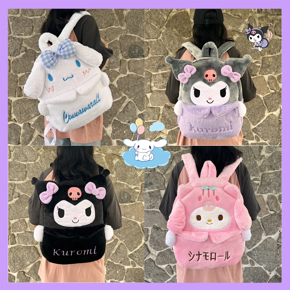 Sanrioed Plush Backpack My Melody Cinnamoroll Kuromi Girl Large Capacity Cute Backpack Y2K Jk Animation Derivative Kids Cospaly
Sanrioed Plush Backpack My Melody Cinnamoroll Kuromi Girl Large Capacity Cute Backpack Y2K Jk Animation Derivative Kids Cospaly