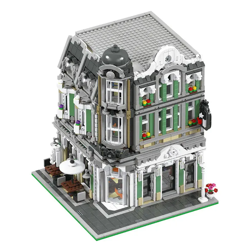 Classic MOC-32576 European Jazz Cafe 10255 Improvement Design 3261pcs Building Blocks Toy Birthday Gift for Kids Christmas Gift
Classic MOC-32576 European Jazz Cafe 10255 Improvement Design 3261pcs Building Blocks Toy Birthday Gift for Kids Christmas Gift