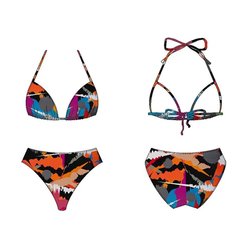 

Sexy Bandage Bikinis Sets Women's Swimsuit 2024 Female Swimwear Push Up Bathing Suit Vacation Outfits Beachwear