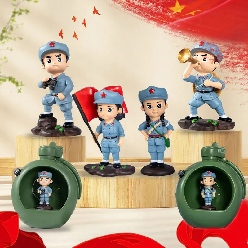 Аниме Фигурки Creative Action Figure Red Revolution Red Army Soldier Handmade Home Decor Desktop Crafts
Аниме Фигурки Creative Action Figure Red Revolution Red Army Soldier Handmade Home Decor Desktop Crafts
