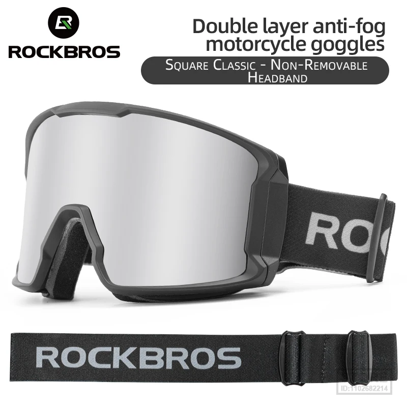 ROCKBROS Double Ski Goggles Large Frame Men and Women Clear View Skiing Colorful Coating Breathable Sponge Snowboard Eyeware
ROCKBROS Double Ski Goggles Large Frame Men and Women Clear View Skiing Colorful Coating Breathable Sponge Snowboard Eyeware