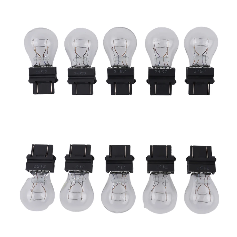 Universal 10 Pack 3157 Car Clear Or Amber Tail Signal Brake Light Bulbs 54LM 21W 12V 3000K Halogen Lamp
Universal 10 Pack 3157 Car Clear Or Amber Tail Signal Brake Light Bulbs 54LM 21W 12V 3000K Halogen Lamp