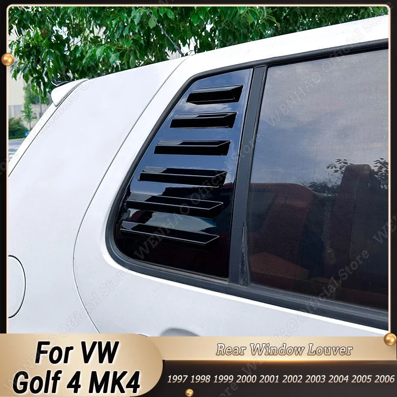2PCS Car Rear Window Shutter Cover Trim for Volkswagen Golf 4 MK4 1997-2006 Gloss Black Window Louver Side Vent Trim Tuning
2PCS Car Rear Window Shutter Cover Trim for Volkswagen Golf 4 MK4 1997-2006 Gloss Black Window Louver Side Vent Trim Tuning
