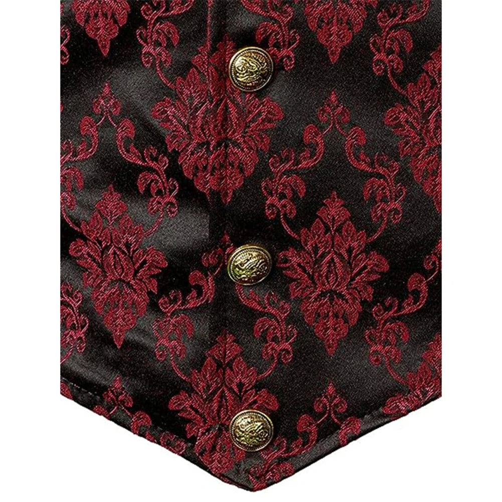Mens Retro Suit Waistcoat Formal Gothic Steampunk Victorian Single Breasted Vest Wedding Business Casual Suit Waistcoat Vest
Mens Retro Suit Waistcoat Formal Gothic Steampunk Victorian Single Breasted Vest Wedding Business Casual Suit Waistcoat Vest
