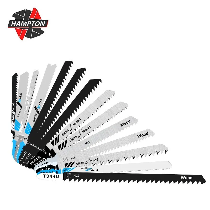 HAMPTON 48pcs Steel Jig Saw Blade T-Shank Jigsaw Blade for Wood Metal Cutting Tool Saw Blade Woodworking Tools 
HAMPTON 48pcs Steel Jig Saw Blade T-Shank Jigsaw Blade for Wood Metal Cutting Tool Saw Blade Woodworking Tools