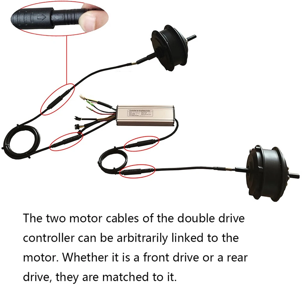Ebike Controller KT 36V/48V 15A Double-Drive Controller For Mountain Bicycle Lithium Battery Conversion Electric Bike Controller
Ebike Controller KT 36V/48V 15A Double-Drive Controller For Mountain Bicycle Lithium Battery Conversion Electric Bike Controller