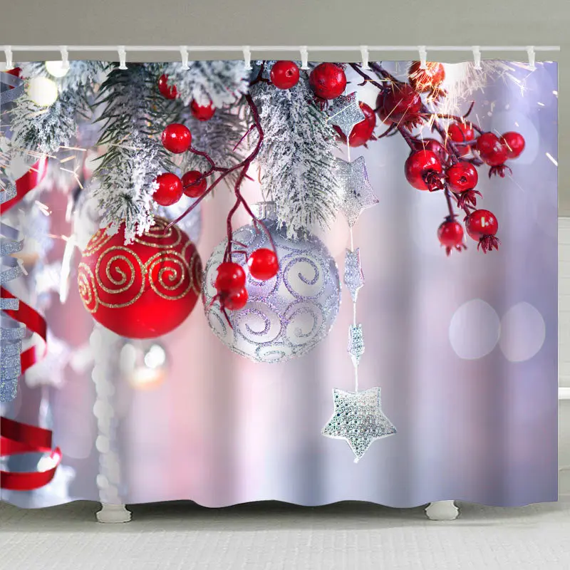 New Red Curtain Shower Curtain 3D Printing Santa Elk Christmas Gift Waterproof Polyester Bedroom Shower Curtain Home Decor 2024
New Red Curtain Shower Curtain 3D Printing Santa Elk Christmas Gift Waterproof Polyester Bedroom Shower Curtain Home Decor 2024