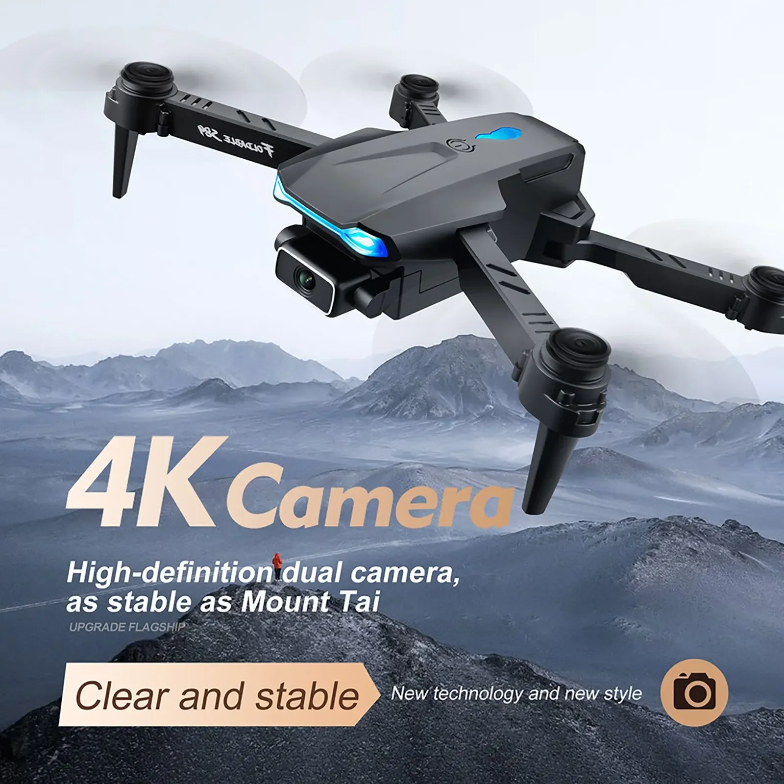 

New S89 Mini Drone 4k HD Dual Camera Profesional WiFi Fpv Drones Height Preservation RC Quadcopter Helicopters Smart Selfie