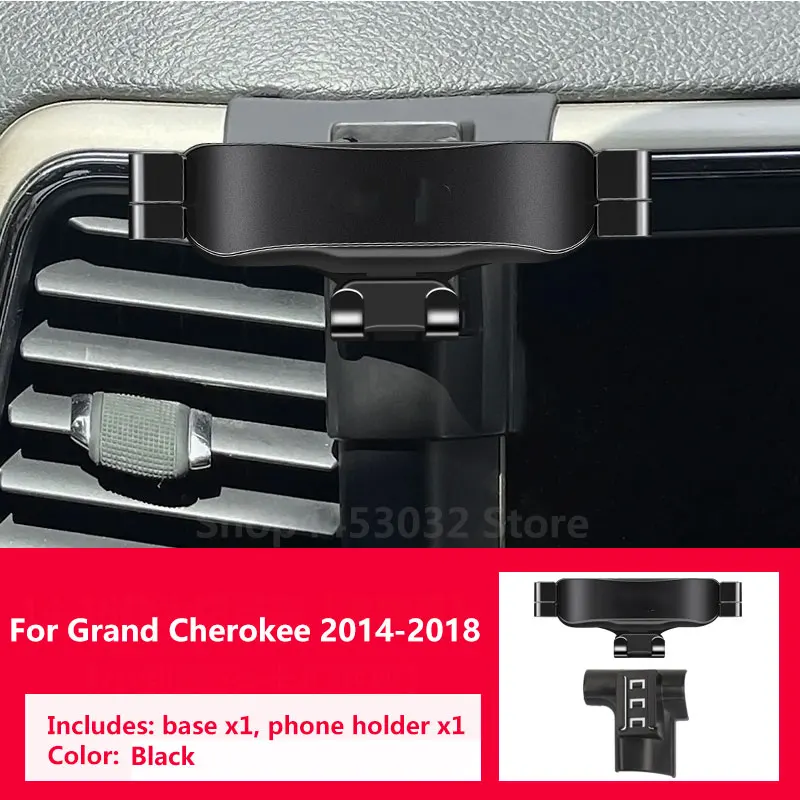 Автомобильный держатель для телефона для Jeep Grand Cherokee, специальный кронштейн для гравитационной навигации, поворотная поддержка, зажимные аксессуары 2014-2022
Автомобильный держатель для телефона для Jeep Grand Cherokee, специальный кронштейн для гравитационной навигации, поворотная поддержка, зажимные аксессуары 2014-2022
