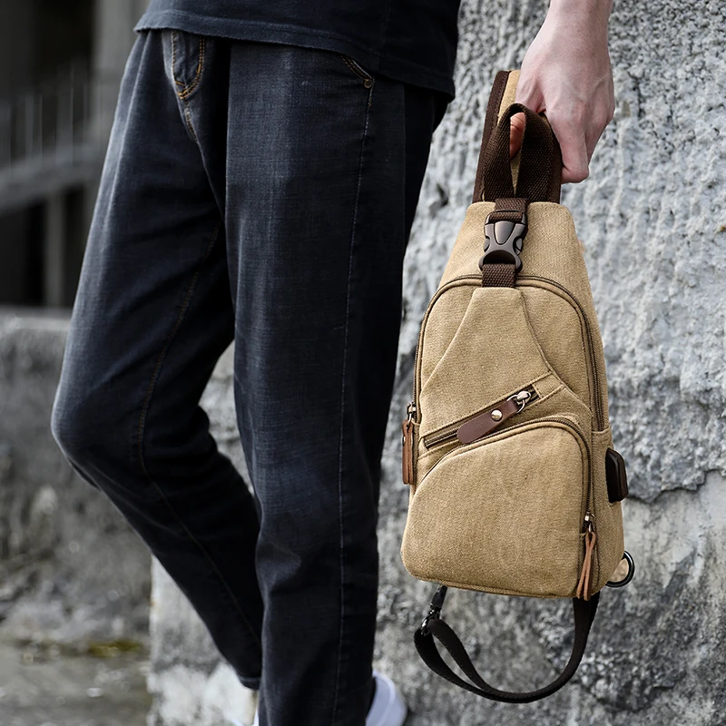 Men Canvas Chest Bags Business USB Charging Casual Bag for Travel Outdoor Chest Bags dropshipping Chest Bag
Men Canvas Chest Bags Business USB Charging Casual Bag for Travel Outdoor Chest Bags dropshipping Chest Bag