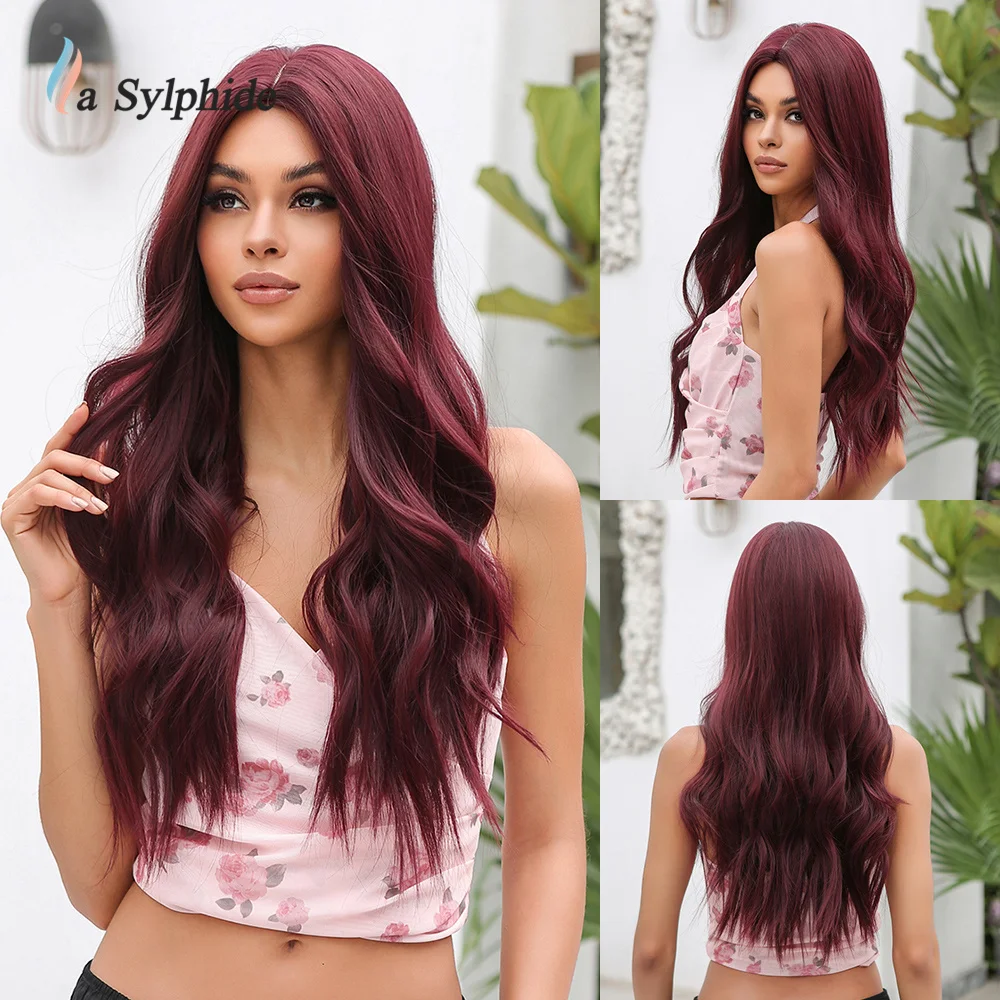 La Sylphide Wine Red Wig with Bangs Good Quality Synthetic Cheap Wigs with Free Shipping Wigs for Cosplay High Resistance Fiber
La Sylphide Wine Red Wig with Bangs Good Quality Synthetic Cheap Wigs with Free Shipping Wigs for Cosplay High Resistance Fiber