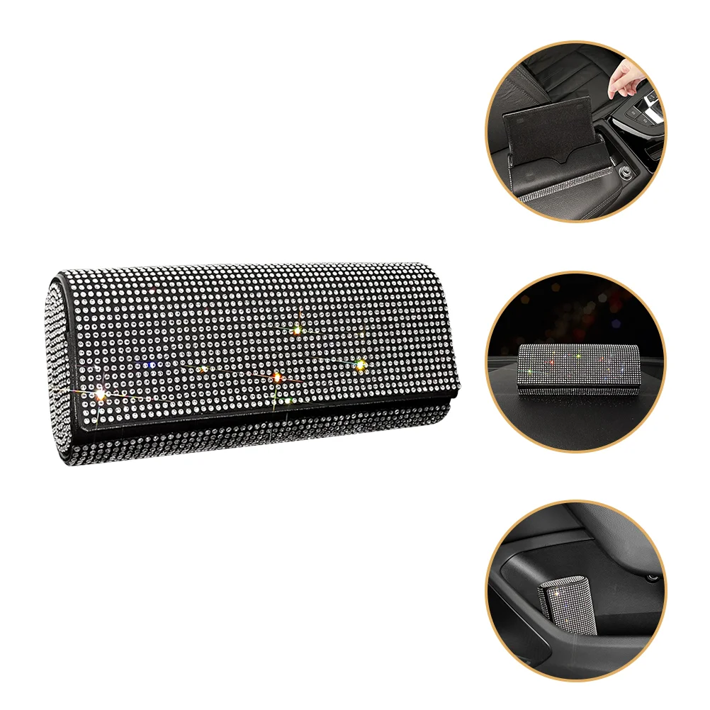 Glasses Frame Woman Sunglasses Bling Holder Crystal for Car Visor Accessories Women Rhinestones Miss
Glasses Frame Woman Sunglasses Bling Holder Crystal for Car Visor Accessories Women Rhinestones Miss