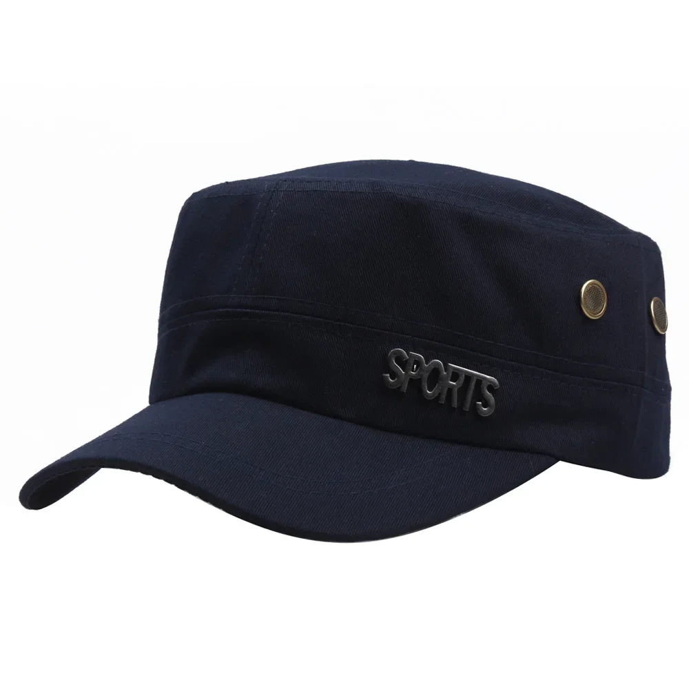 Casquette de baseball militaire en coton solide pour hommes et femmes, chapeau de marin militaire, haut pratique de l'armée, DulSnapback, sports de plein air, printemps Casquette de baseball militaire en coton solide pour hommes et femmes, chapeau de marin militaire, haut pratique de l'armée, DulSnapback, sports de plein air, printemps