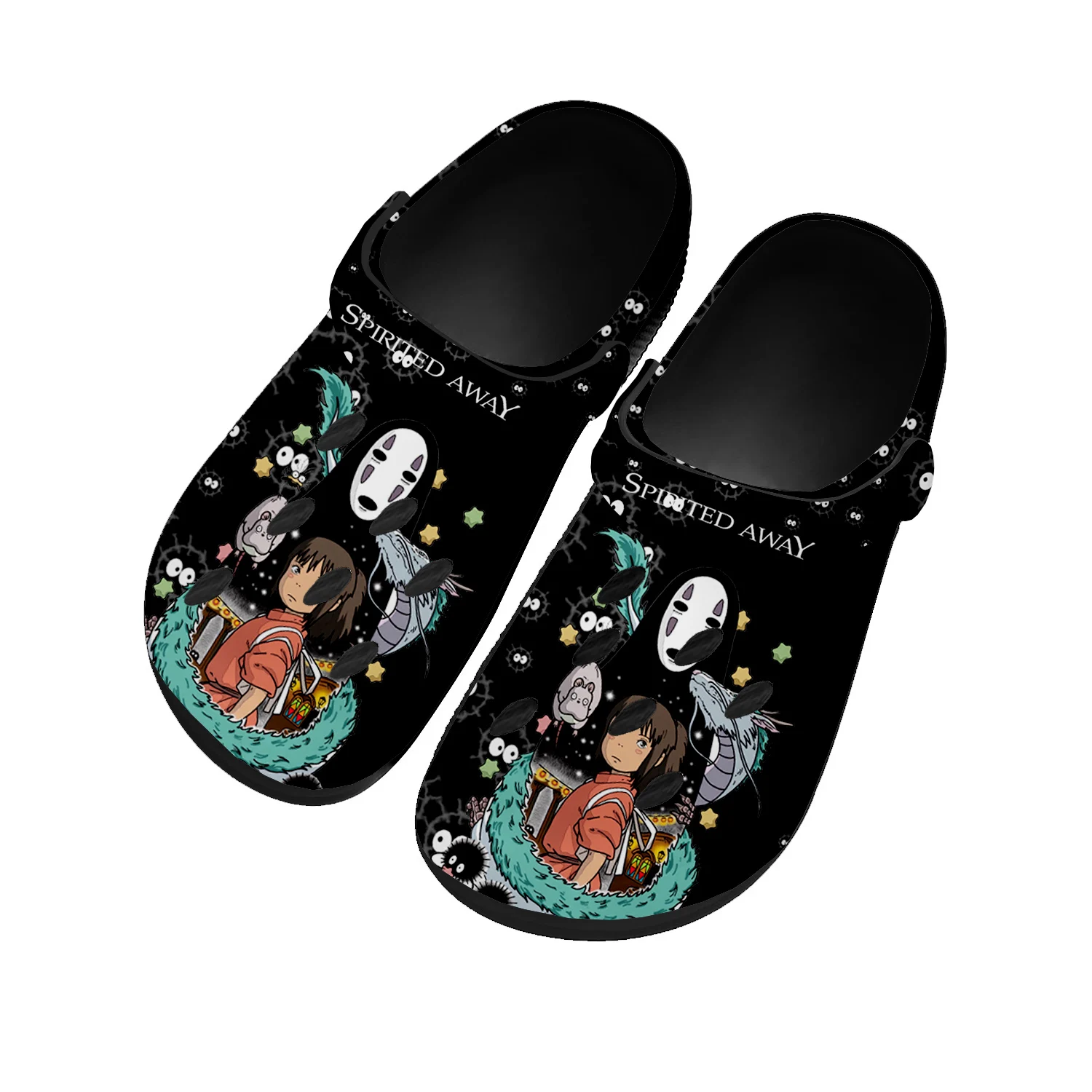 Spirited Away Miyazaki Home Clogs Mens Womens Teenager Custom Made Water Shoes Comics Manga Garden Beach Hole Slippers Sandals
Spirited Away Miyazaki Home Clogs Mens Womens Teenager Custom Made Water Shoes Comics Manga Garden Beach Hole Slippers Sandals