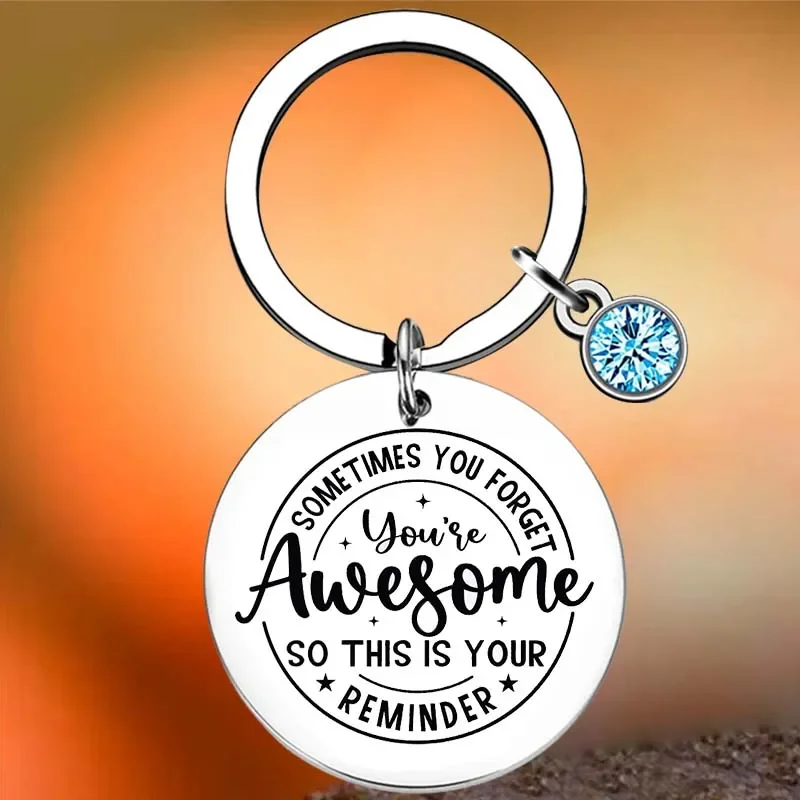 Hot Thank You Gift Key Chain Ring Inspirational Birthday Gifts keychains pendant Coworker, Friends Gift 
Hot Thank You Gift Key Chain Ring Inspirational Birthday Gifts keychains pendant Coworker, Friends Gift