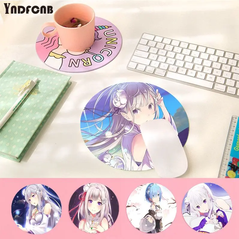 Re Zero Anti-Slip Round Office Computer Desk Mat Table Keyboard Big Mouse Pad Laptop Cushion Non-slip Padmouse Desk Play Mats
Re Zero Anti-Slip Round Office Computer Desk Mat Table Keyboard Big Mouse Pad Laptop Cushion Non-slip Padmouse Desk Play Mats