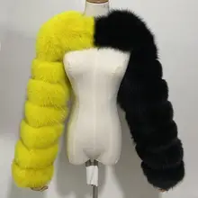 Women's Super Short Faux Fur Jacket Coats 2022 Spring Autumn New Fashion Splicing Solid Color Artificial Fur Coat
Women's Super Short Faux Fur Jacket Coats 2022 Spring Autumn New Fashion Splicing Solid Color Artificial Fur Coat