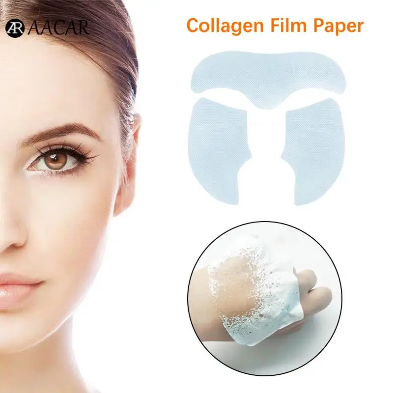 

Collagen Film Paper Soluble Facial Mask Face Skin Anti-aging Wrinkles Remover Cheek Sticker Forehead Patch Smile Lines Patches