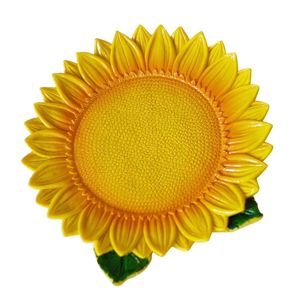 Resin Dried Food Trays Plate Simulation Plants Nut Dish Decorative Jewelry Tray (Yellow Sunflower)
Resin Dried Food Trays Plate Simulation Plants Nut Dish Decorative Jewelry Tray (Yellow Sunflower)