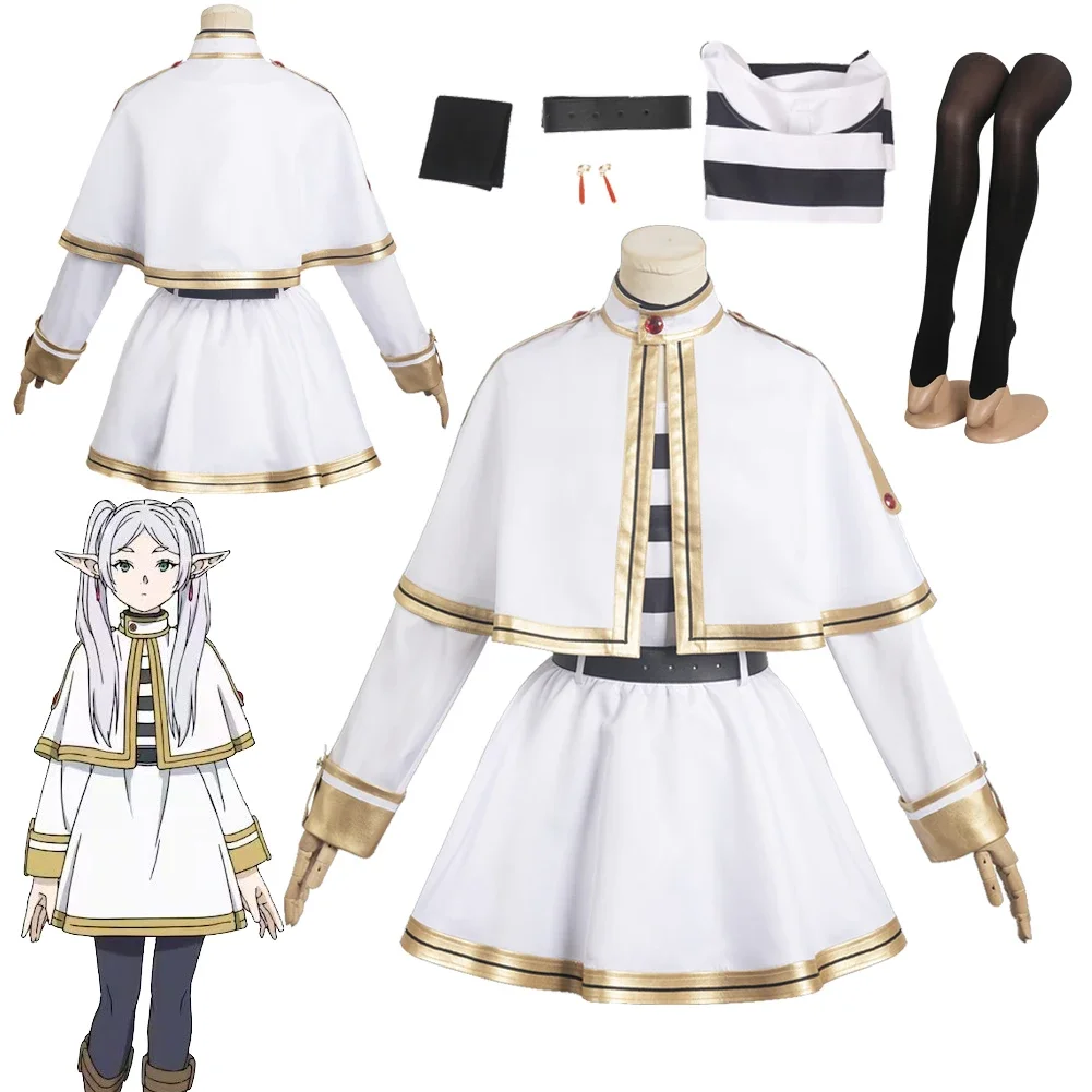 Sousou No Frieren Cosplay Frieren Fantasy Costume Coat Shirts Outfits Girls Women Adult Halloween Carnival Party Disguise Suit
Sousou No Frieren Cosplay Frieren Fantasy Costume Coat Shirts Outfits Girls Women Adult Halloween Carnival Party Disguise Suit