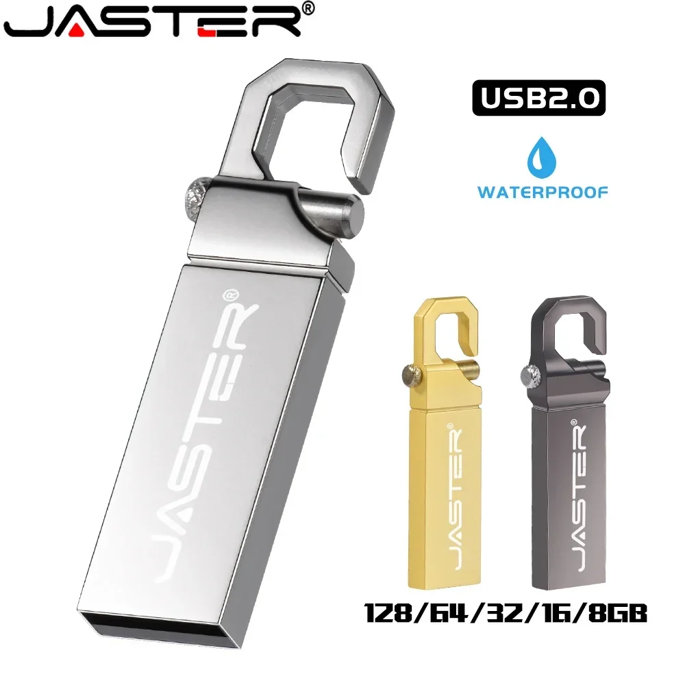 

Металлический USB флеш-накопитель JASTER с логотипом на заказ, 128 ГБ, 64 ГБ, серебристый мини-накопитель, 32 ГБ, высокоскоростной U-диск 16 ГБ с логотипом 8 Гб