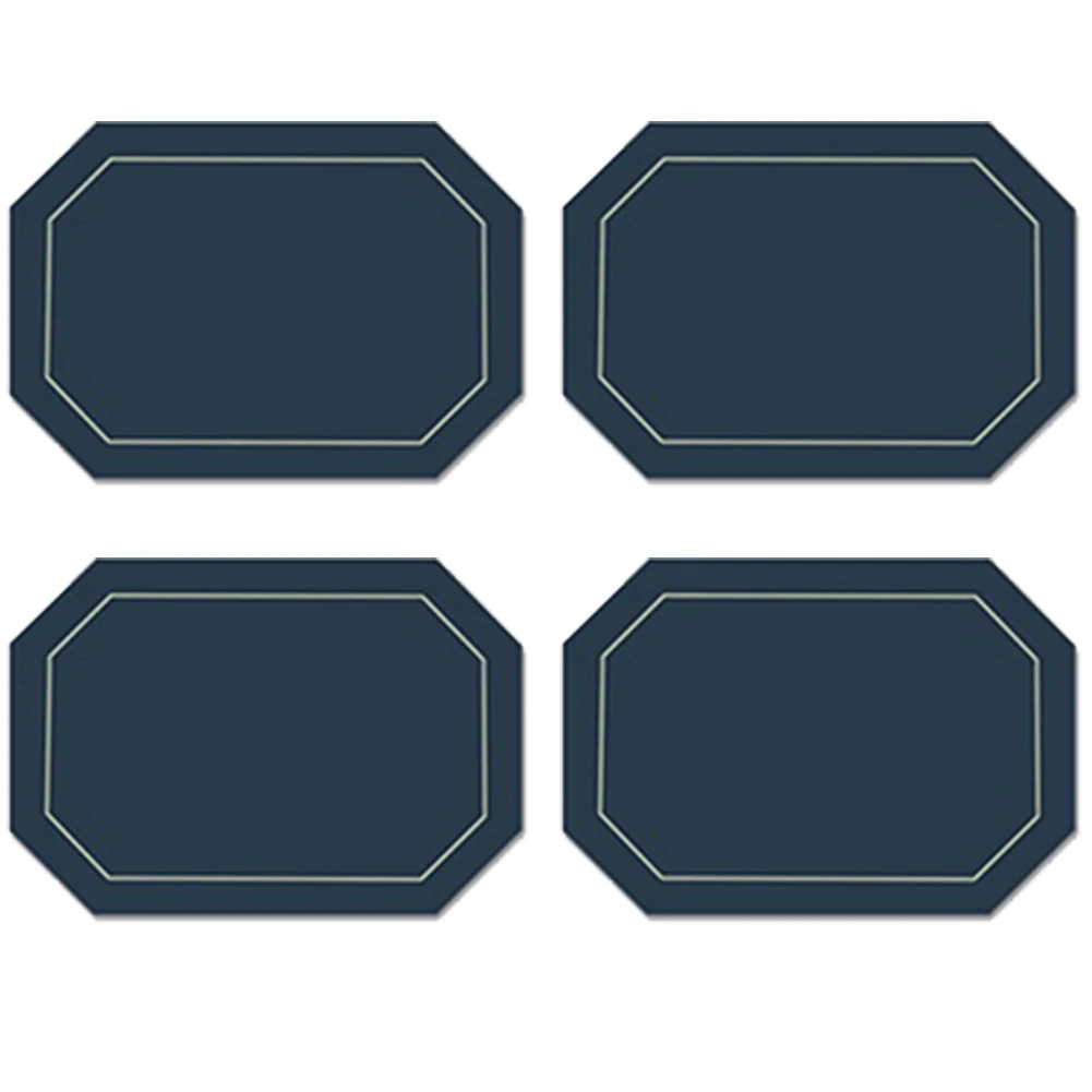 4pcs Tea Double-Sided Dining Table Mat Octagonal Leather Waterproof Table Mat For Home Kitchens Dining Tables Office Spaces
4pcs Tea Double-Sided Dining Table Mat Octagonal Leather Waterproof Table Mat For Home Kitchens Dining Tables Office Spaces