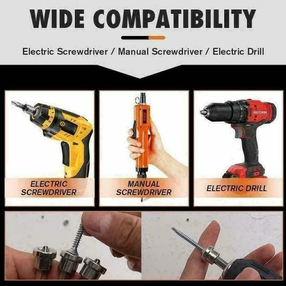 Plasterboard Drywall Bit Screwdriver Bit Drill Batch Woodworking Tools 1/4” Hex Shank 25/50mm 3pcs High Quality
Plasterboard Drywall Bit Screwdriver Bit Drill Batch Woodworking Tools 1/4” Hex Shank 25/50mm 3pcs High Quality
