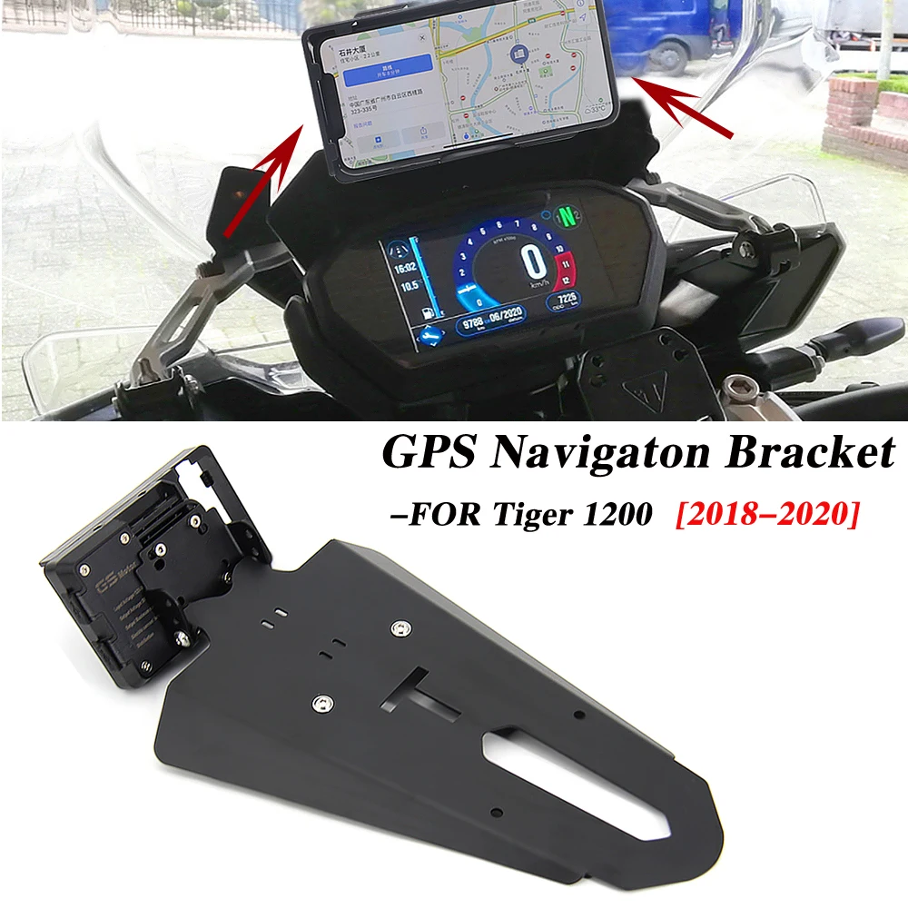 NEW Motorcycle Front Phone Stand Holder Smartphone Phone GPS Navigaton Plate Bracket Fit For Tiger 1200 XCA XRX 2018 2019 2020
NEW Motorcycle Front Phone Stand Holder Smartphone Phone GPS Navigaton Plate Bracket Fit For Tiger 1200 XCA XRX 2018 2019 2020