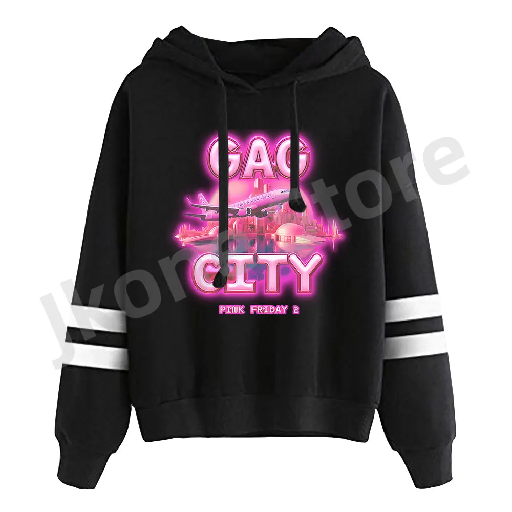 

Толстовки Nicki Minaj GAG City, модная повседневная Уличная одежда для мужчин и женщин с изображением альбома «розовая пятница 2»