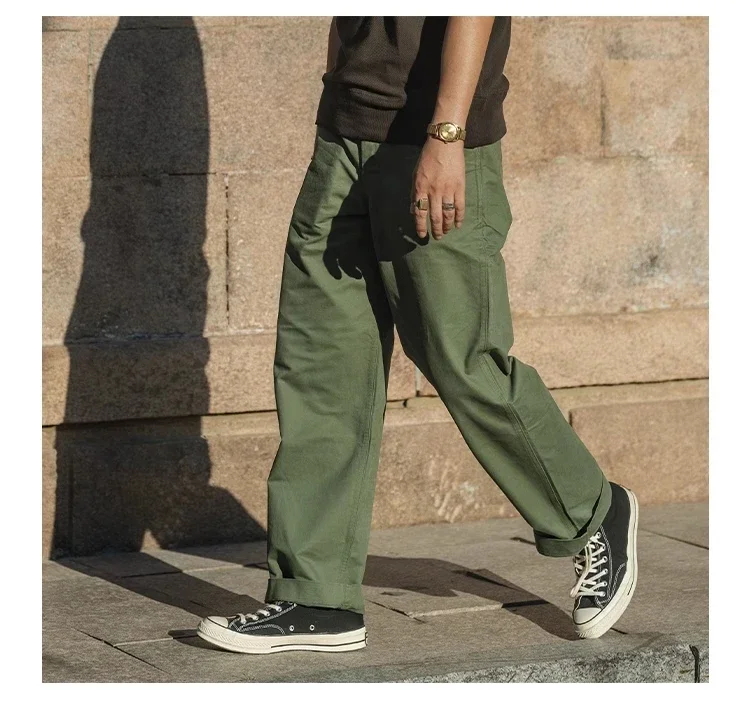 Bronson 1944 USMC Officer Chino Pants Straight-Leg Mens Military Trousers Khakis 61 Sc1fe8ebc1b2d4117850a6636819723edo