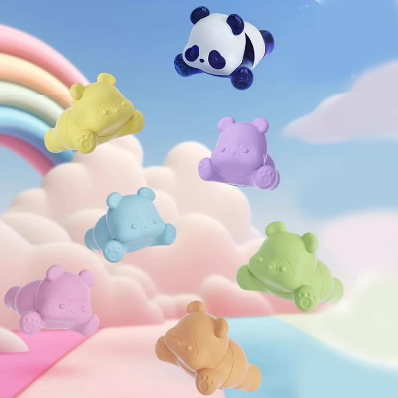 3 см панда рулон допамин панды мини-фотообои Милая мультяшная экшн-фигурка игрушки настольное украшение детские подарки