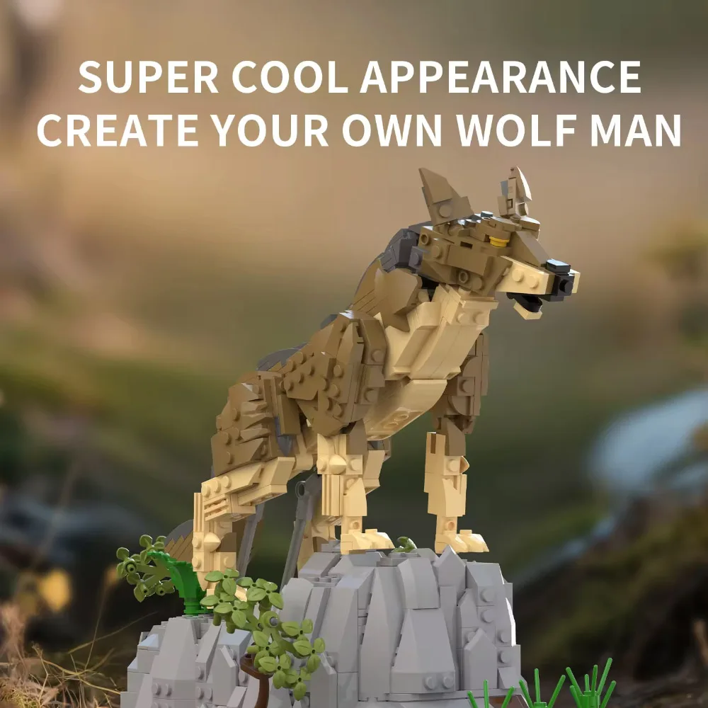 IN Stock 1192PCS MOC Wolf Animals Figures Building Blocks Wild Animal DIY Bricks Toys Movie Kids Model Toys Gifts Aldult Decor IN Stock 1192PCS MOC Wolf Animals Figures Building Blocks Wild Animal DIY Bricks Toys Movie Kids Model Toys Gifts Aldult Decor