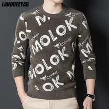 High End Imitation Mink Designer Luxury Brand New Fashion Knit Pullover Men Sweater Letter Printed Casual Jumper Mens Clothes
High End Imitation Mink Designer Luxury Brand New Fashion Knit Pullover Men Sweater Letter Printed Casual Jumper Mens Clothes