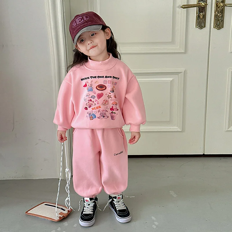 Toddler Girls Sport Clothes Set 2023 New Winter Kids Cartoon Long Sleeve Sleeve Sweatshirt+ Pants Children Outfits
Toddler Girls Sport Clothes Set 2023 New Winter Kids Cartoon Long Sleeve Sleeve Sweatshirt+ Pants Children Outfits