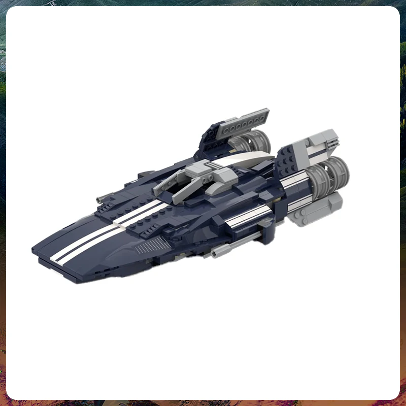 Military Series MOC Building block Winged Interstellar Fighter Model DIY Assembly Bricks Children's Toy Xmas Puzzle Gifts 463PCS
Military Series MOC Building block Winged Interstellar Fighter Model DIY Assembly Bricks Children's Toy Xmas Puzzle Gifts 463PCS