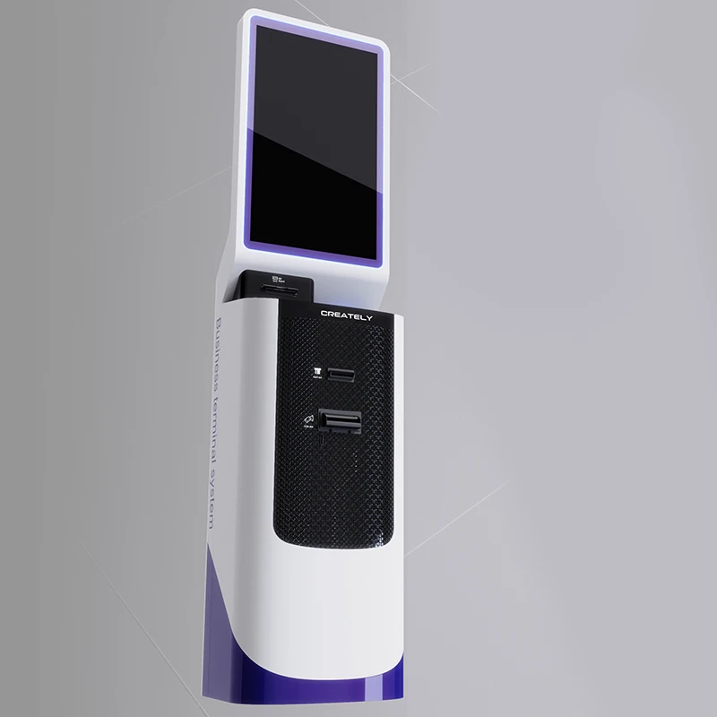 

terminal touch screen automatically bill cash payment kiosk information self-service kiosk