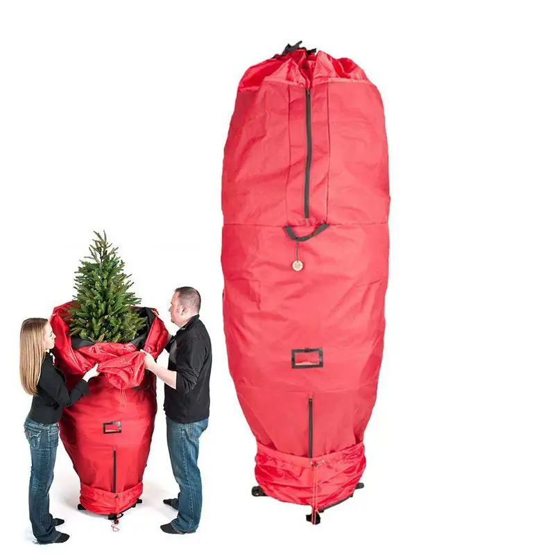

Upright Christmas Tree Storage Bag Holiday Artificial Disassembled Trees With Handles Protects From Dust Moisture Insect